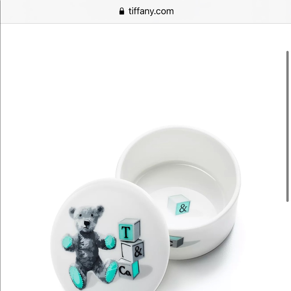 Tiffany and company baby bear box, new, $160 value